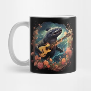 Whale Playing Guitar Mug